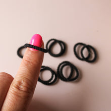 Afbeelding in Gallery-weergave laden, Haarelastiekjes zwart - set van 10