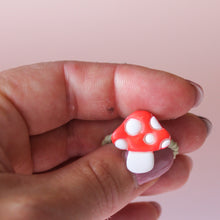 Afbeelding in Gallery-weergave laden, Haarelastiekje paddenstoel small