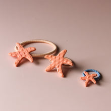 Afbeelding in Gallery-weergave laden, Haarelastiekje zeester large