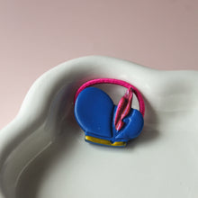 Afbeelding in Gallery-weergave laden, Haarelastiekje pietenmuts blauw medium