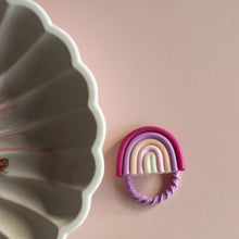 Afbeelding in Gallery-weergave laden, Haarelastiekje regenboog lila