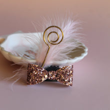 Afbeelding in Gallery-weergave laden, Sint Haarstrikje bruine glitter (voor dun haar)