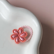 Afbeelding in Gallery-weergave laden, Haarelastiekje bloem roze small