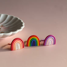 Afbeelding in Gallery-weergave laden, Haarelastiekje regenboog lila