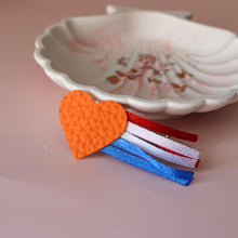 Afbeelding in Gallery-weergave laden, Ize oranje met rood-wit-blauw (alle haartypen)