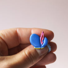 Afbeelding in Gallery-weergave laden, Haarelastiekje pietenmuts blauw small