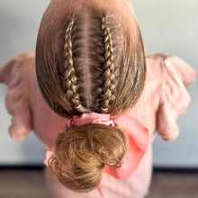 Afbeelding in Gallery-weergave laden, scrunchie met lint roze