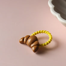 Afbeelding in Gallery-weergave laden, Haarelastiekje croissant