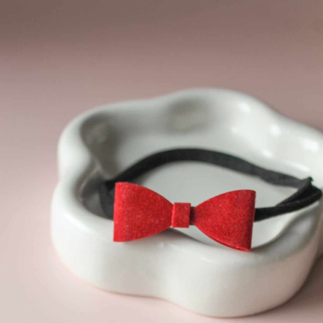 Haarbandje Cato rood velvet