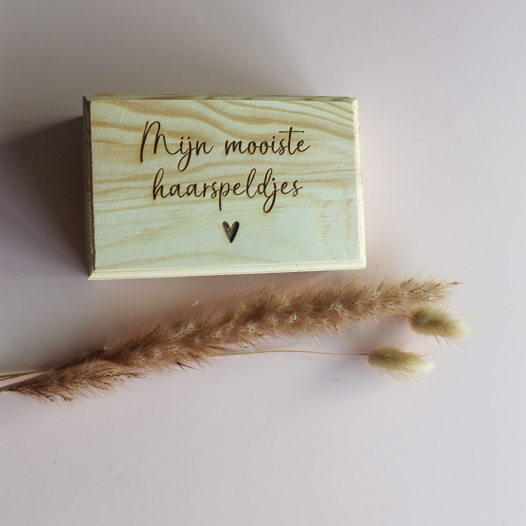 Bewaarkistje haarspeldjes