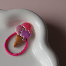 Afbeelding in Gallery-weergave laden, Haarelastiekje ijsje roze medium
