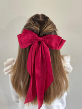 Afbeelding in Gallery-weergave laden, XL strik met lint rood

