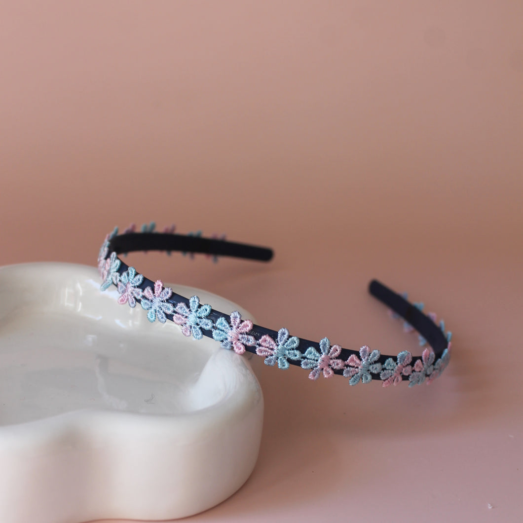 Diadeem Jasmijn unicorn met donkerblauw